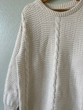 Load image into Gallery viewer, Vintage Cream Knit Sweater