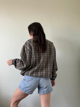 Load image into Gallery viewer, Vintage Plaid Pullover Jacket