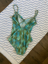 Load image into Gallery viewer, Vintage Blue Mesh One Piece