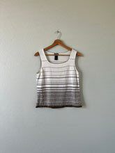 Load image into Gallery viewer, Vintage Striped Sleeveless Blouse