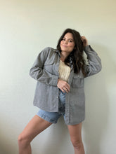 Load image into Gallery viewer, Vintage Grey Shacket