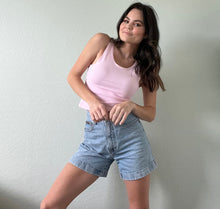 Load image into Gallery viewer, Vintage Baby Pink Crop Top