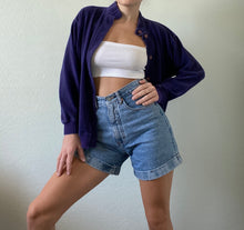 Load image into Gallery viewer, Vintage Velour Ribbed Cardigan
