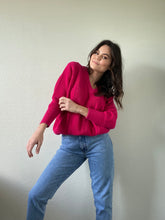 Load image into Gallery viewer, Vintage Pink Knit Sweater