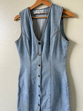 Load image into Gallery viewer, Vintage Midi Denim Dress