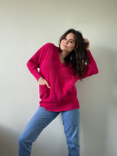 Load image into Gallery viewer, Vintage Pink Knit Sweater