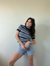 Load image into Gallery viewer, Vintage Striped Sweater Blouse