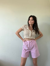 Load image into Gallery viewer, Waist 26 High Waisted Corduroy Shorts