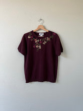 Load image into Gallery viewer, Vintage Knit Floral Blouse
