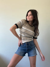 Load image into Gallery viewer, Vintage Striped Knit Blouse