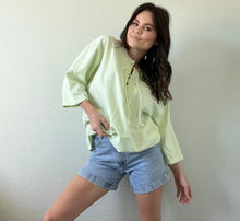 Load image into Gallery viewer, Vintage Green Blouse