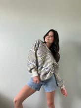 Load image into Gallery viewer, Vintage Multicolored Textured Sweater
