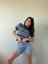 Load image into Gallery viewer, Vintage Striped Sweater Blouse