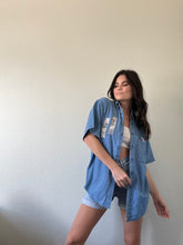 Load image into Gallery viewer, Vintage Embroidered Denim Shirt