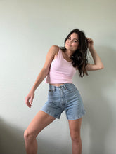 Load image into Gallery viewer, Vintage Baby Pink Crop Top