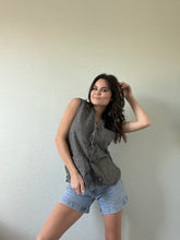 Load image into Gallery viewer, Vintage Gingham Vest