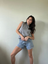 Load image into Gallery viewer, Vintage Grey Sleeveless Hoodie