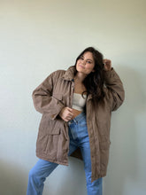 Load image into Gallery viewer, Vintage Tan Insulated Coat