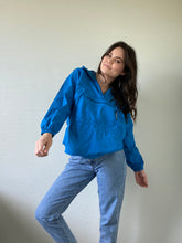 Load image into Gallery viewer, Vintage Blue LLBean Windbreaker