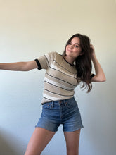 Load image into Gallery viewer, Vintage Striped Knit Blouse