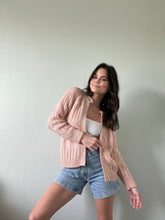 Load image into Gallery viewer, Vintage Pink Cardigan Sweater