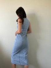 Load image into Gallery viewer, Vintage Midi Denim Dress