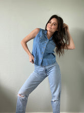 Load image into Gallery viewer, Vintage Chambray Blouse
