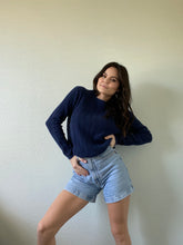 Load image into Gallery viewer, Vintage Navy Sweater