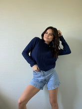 Load image into Gallery viewer, Vintage Navy Sweater