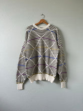 Load image into Gallery viewer, Vintage Multicolored Textured Sweater