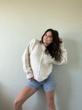 Load image into Gallery viewer, Vintage Cream Knit Sweater
