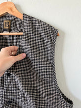Load image into Gallery viewer, Vintage Gingham Vest