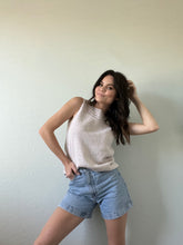 Load image into Gallery viewer, Vintage Knit Sleeveless Blouse