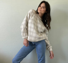 Load image into Gallery viewer, Vintage Plaid Golf Sweater