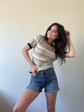 Load image into Gallery viewer, Vintage Striped Knit Blouse