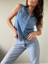 Load image into Gallery viewer, Vintage Chambray Blouse

