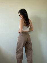 Load image into Gallery viewer, Vintage Tan Pleated Trousers