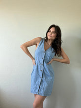 Load image into Gallery viewer, Vintage Denim Mini Dress