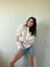 Load image into Gallery viewer, Vintage Cream Knit Sweater