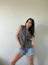 Load image into Gallery viewer, Vintage Gingham Vest