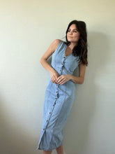 Load image into Gallery viewer, Vintage Midi Denim Dress