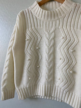 Load image into Gallery viewer, Vintage White Mockneck Sweater