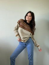 Load image into Gallery viewer, Vintage Patterned Sweater