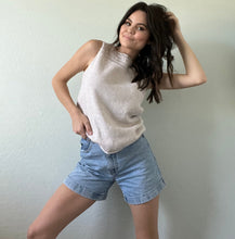 Load image into Gallery viewer, Vintage Knit Sleeveless Blouse