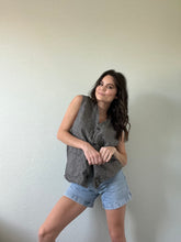 Load image into Gallery viewer, Vintage Gingham Vest