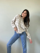 Load image into Gallery viewer, Vintage Plaid Golf Sweater