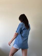 Load image into Gallery viewer, Vintage Embroidered Denim Shirt
