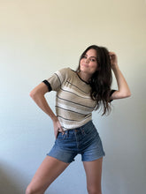 Load image into Gallery viewer, Vintage Striped Knit Blouse