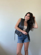 Load image into Gallery viewer, Vintage Leather Harley Davidson Vest