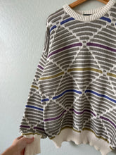 Load image into Gallery viewer, Vintage Multicolored Textured Sweater